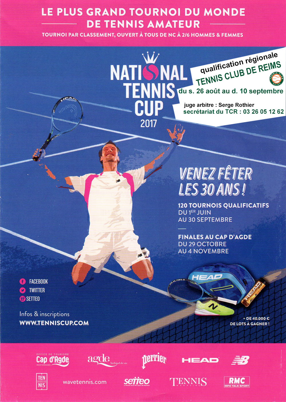 Qualification régionale de la « National Tennis Cup » au TCR Tennis